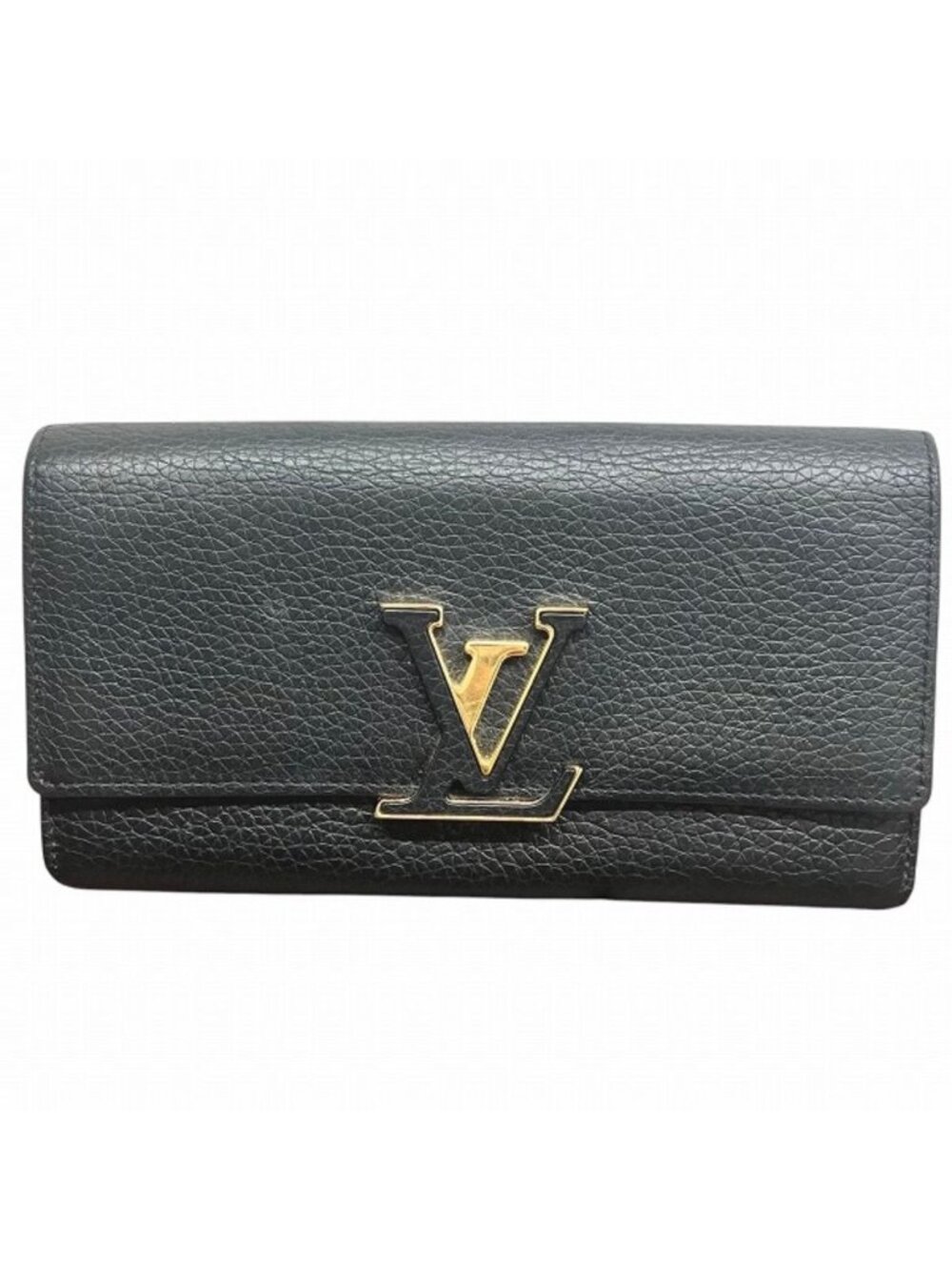 Louis Vuitton Portefeuille Capucines Taurillon Wallet Leather